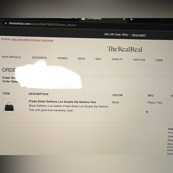 PRADA Small Saffiano Lux Double Zip Galleria Tote - Picture 11 of 11